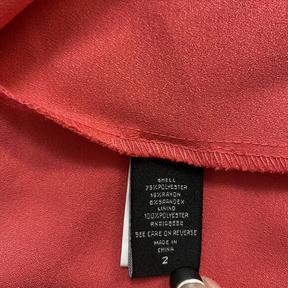 Torrid Blazer Womens 2X Orange Jacket Work Office Minimalist Basic Capsule - Picture 14 of 15